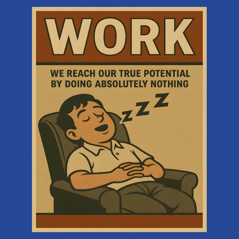 Doing nothing at work, true potential