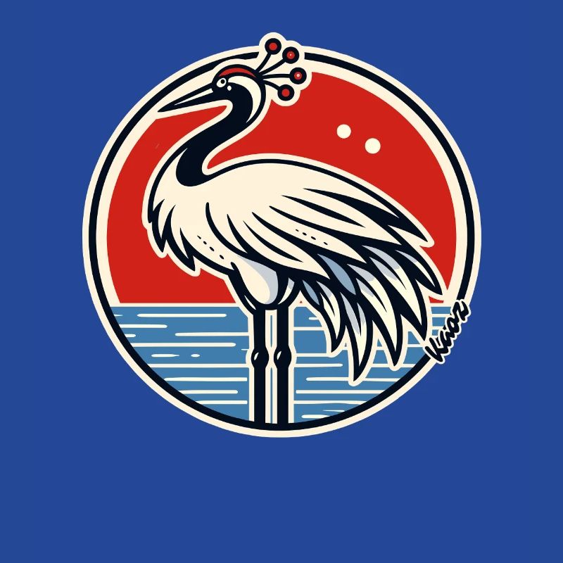 Crane at Sunset Circle