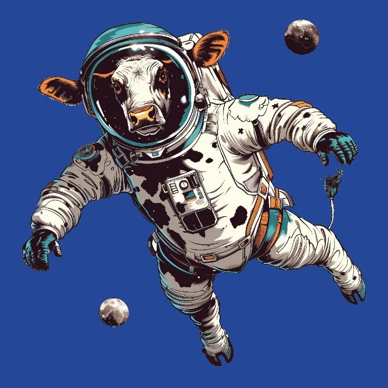 Vache dans l’espace
