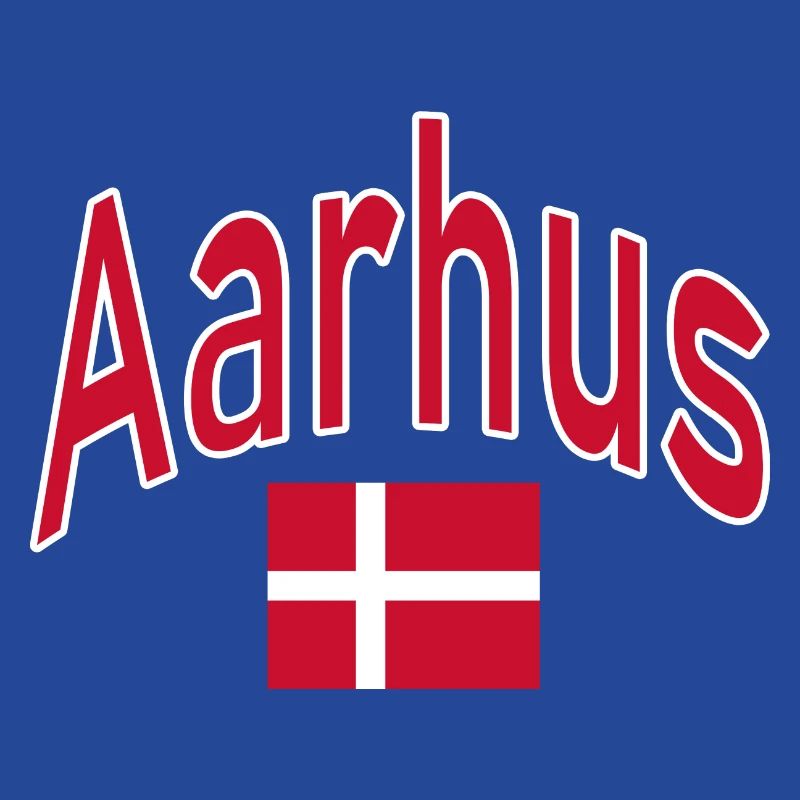 Drapeau d’Aarhus Danemark