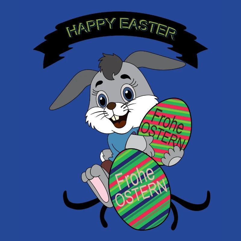 HAPPY EASTER, Easter , Coloured Easter Eggs