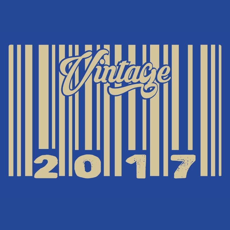 vintage 2017 Barcode 2017: Year 2025.