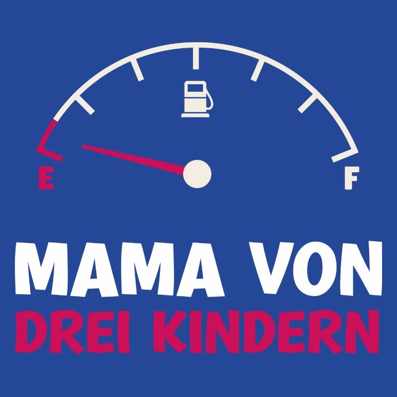 Tank leer Mama von 3 Kindern Mutter Muttertag Kind