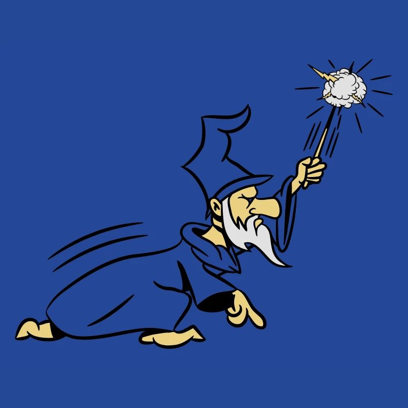 Wizard magic wand magic Hat attack