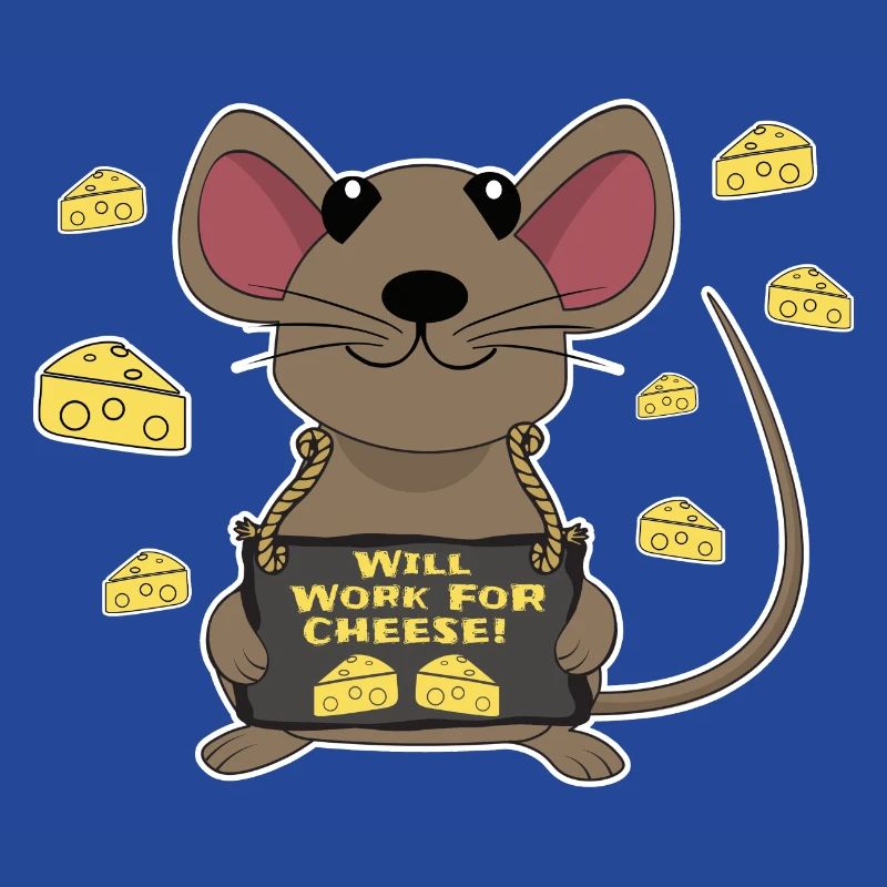 Funny mouse cheese