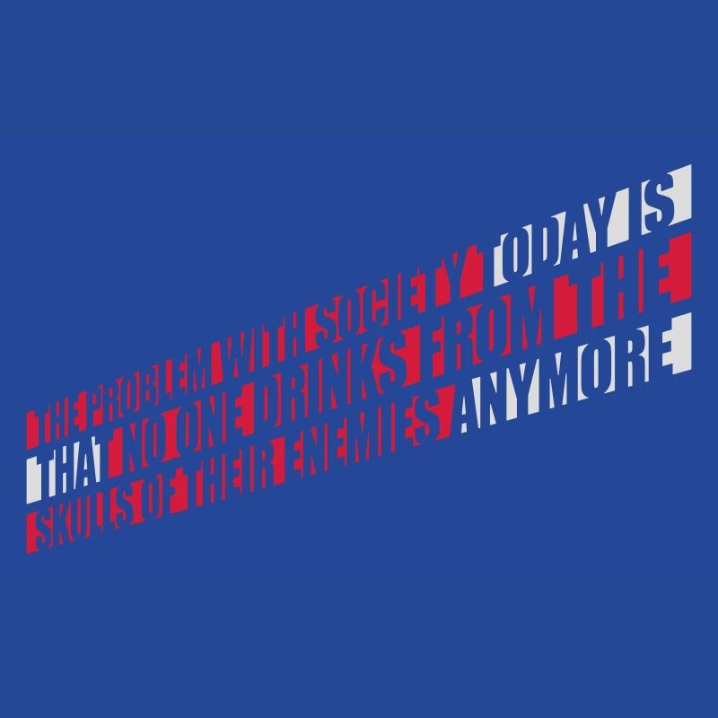 drinks from enemies skulls