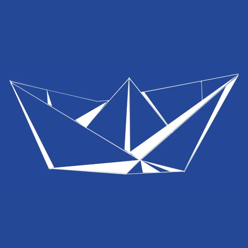 Ein Schiff Boot aus Papier ein Papierboot Boote