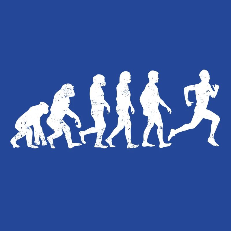 l'évolution de coureur de jogging course cadeau marathon