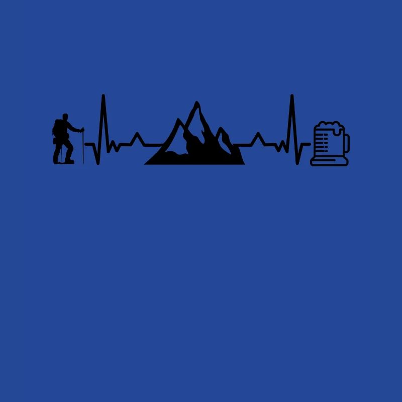 Wander und Bier Herzfrequenz Bergwandern
