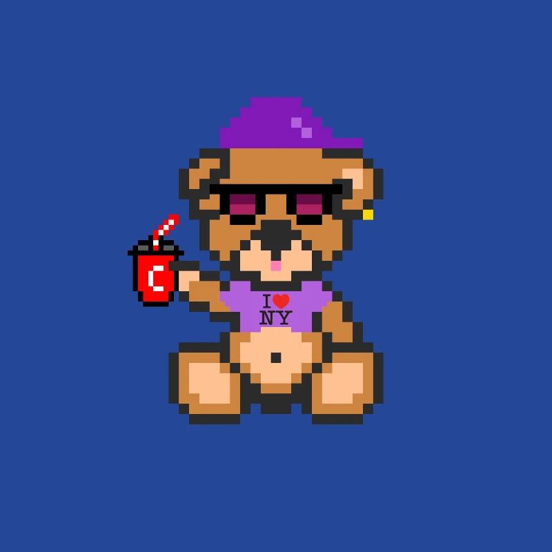 Pixel Bear Cool