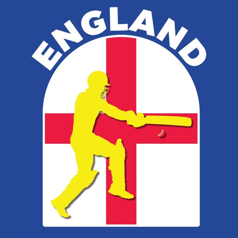 Drapeau de l’Angleterre batteur de cricket Angleterre par DPattonPD