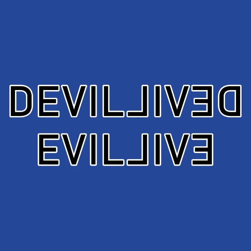 Double Devil-Wordmark Mirror Image