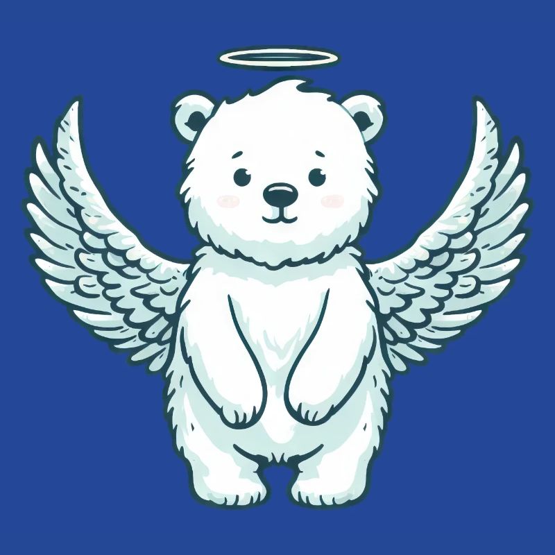 Polar Bear Elegance: Angels in the Arctic Light
