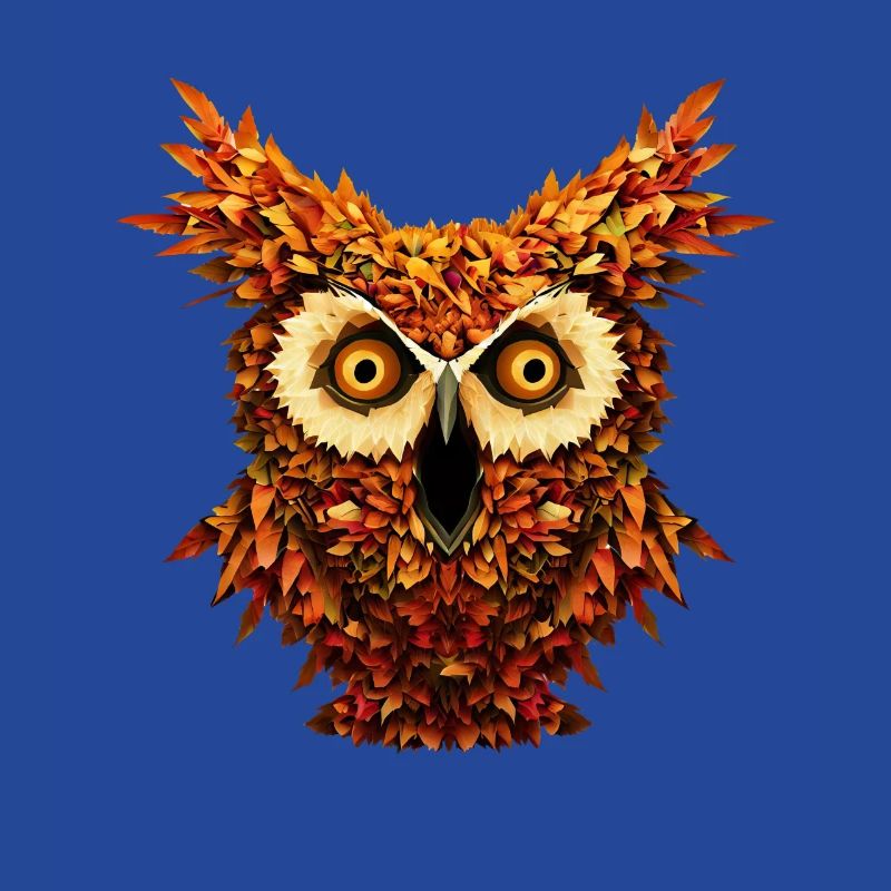 Herbst Eule Gruselige Halloween Eule