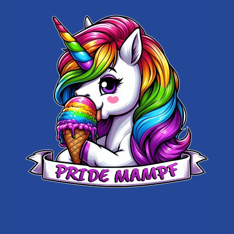 LGBTQ Einhorn Regenbogen Pride Mampf Eis