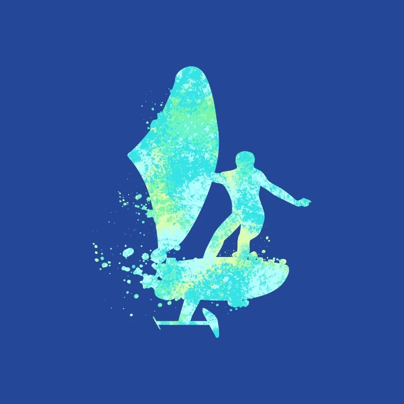 Double Exposure Wing Foiling Hydrofoiling Geschenk