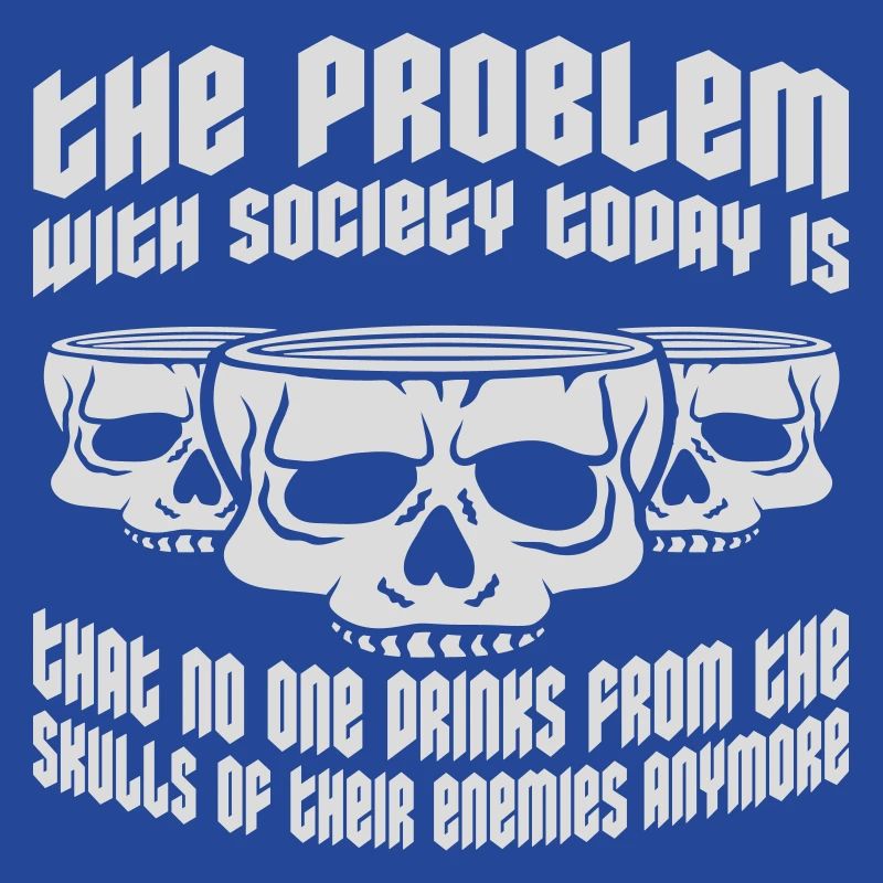 drinks from enemies skulls