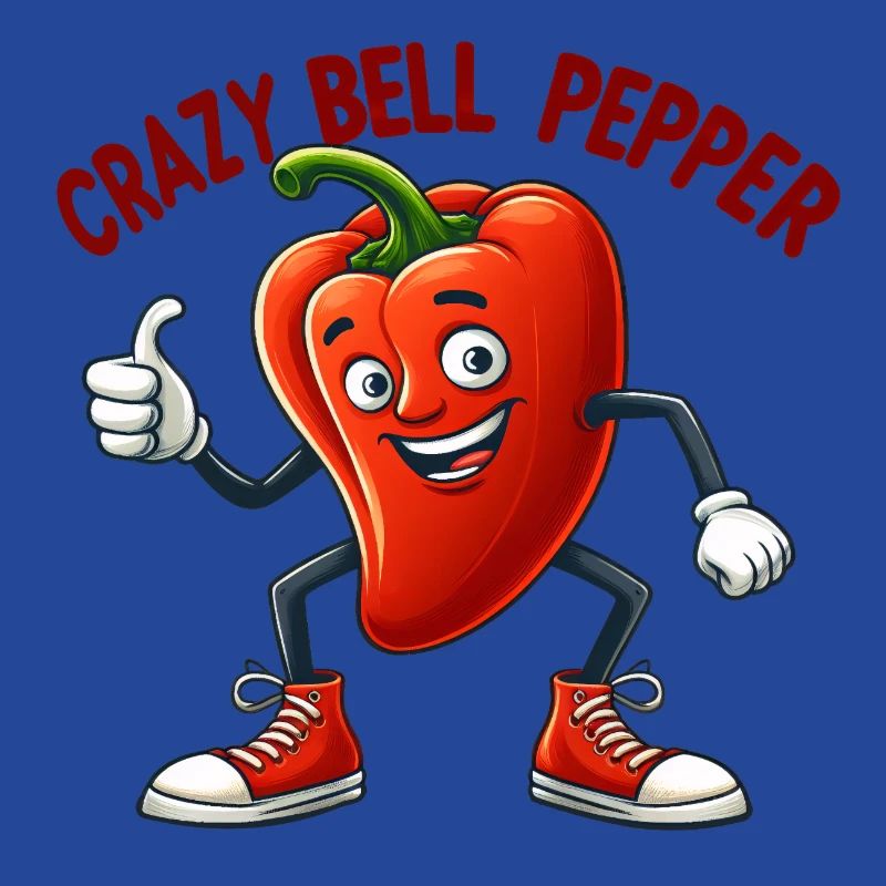 Crazy Veggies: Bell Pepper With Thumbs Up