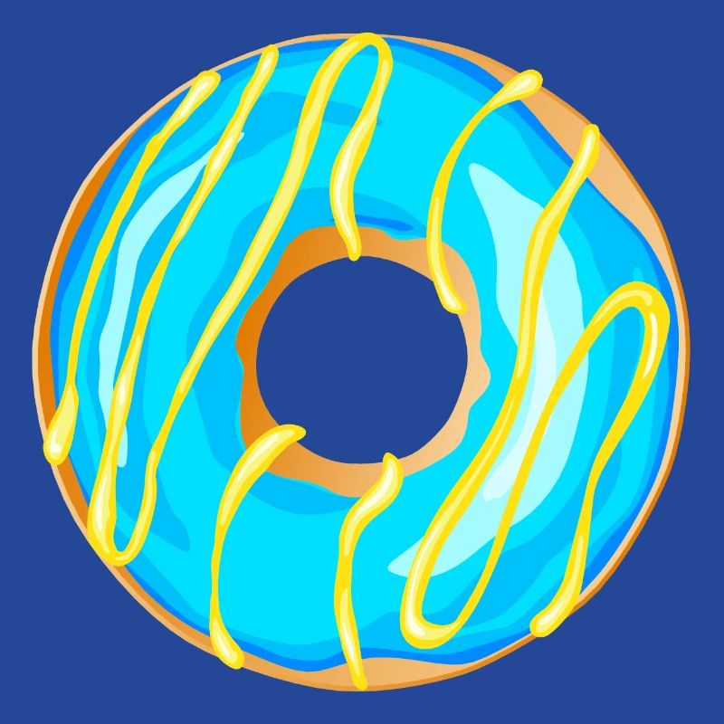 Donut Drawing Dessert Donuts Cake Pastry 1B