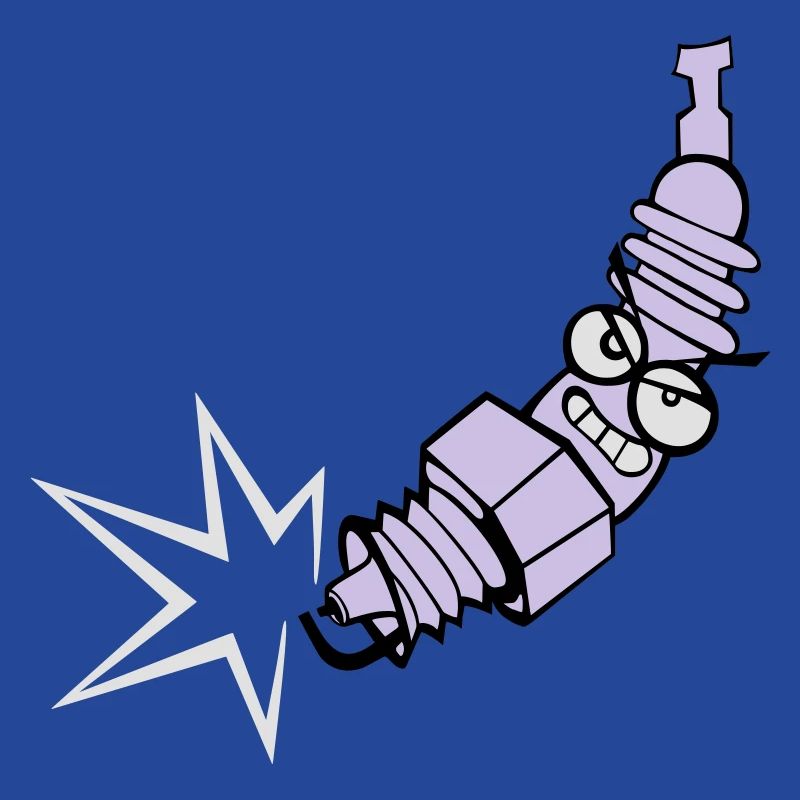 Spark plug with color changing function