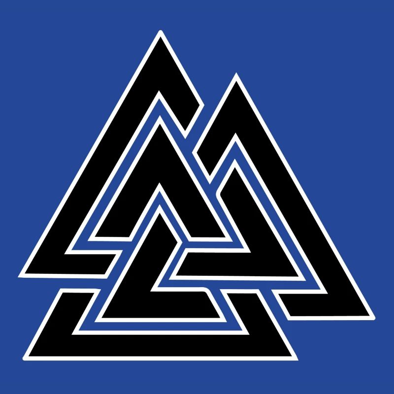 Triangular intertwined pattern