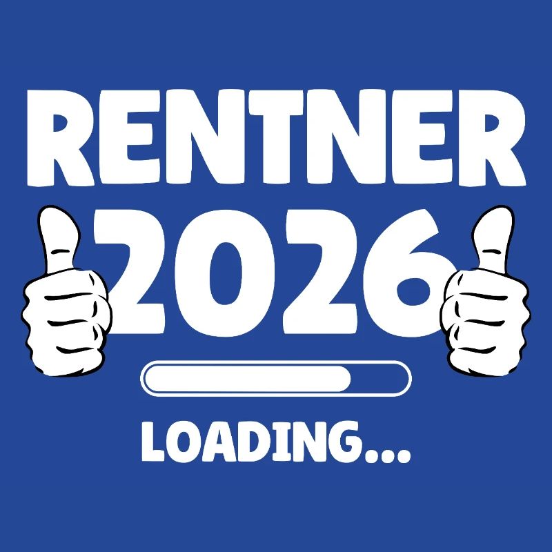 Retraité 2026 avec design pouce vers le haut