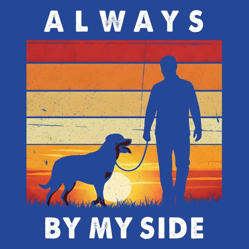 Rottweiler Always By My Side Gassi Retro