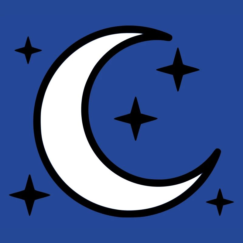 Crescent Moon & Stars | Magic Night