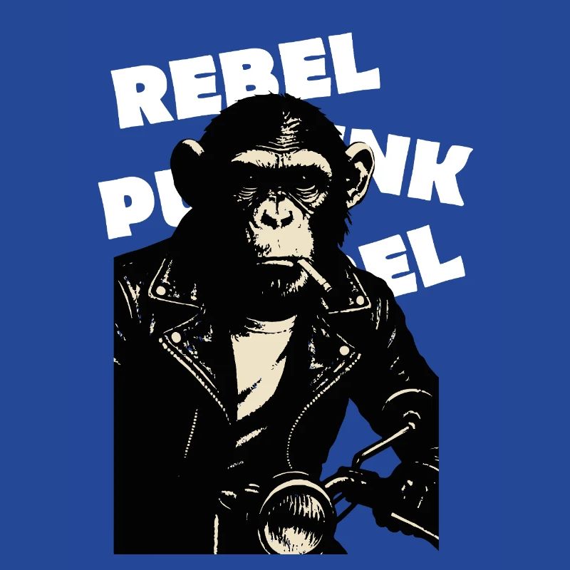 Rebellious Monkey on the motor