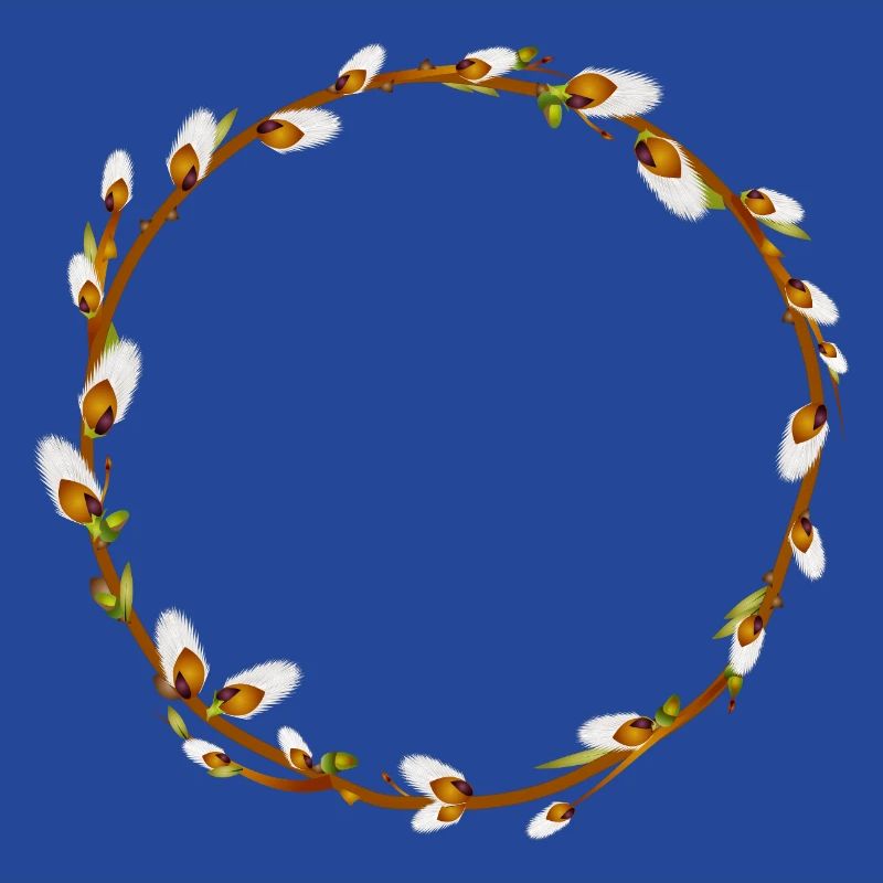 Simple Willow Wreath – Spring Decoration