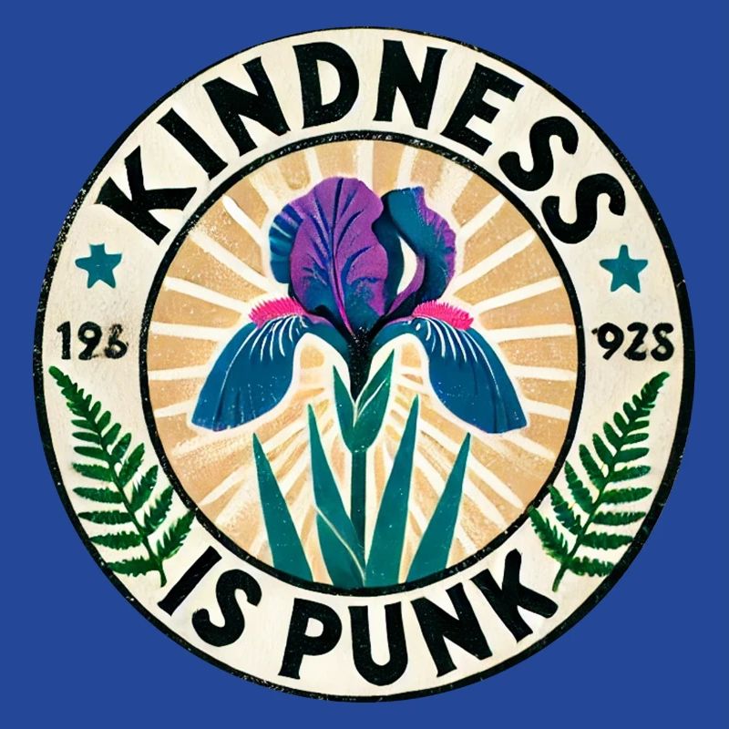 Freundlichkeit ist Punk-Iris-Patch