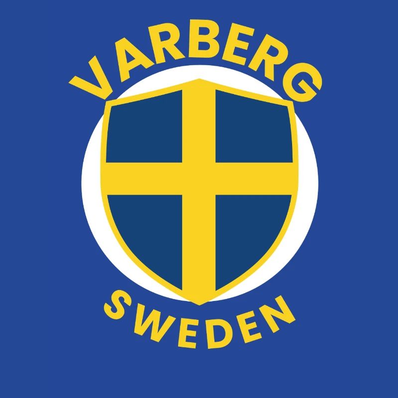 Swedish Shield Flag Emblem