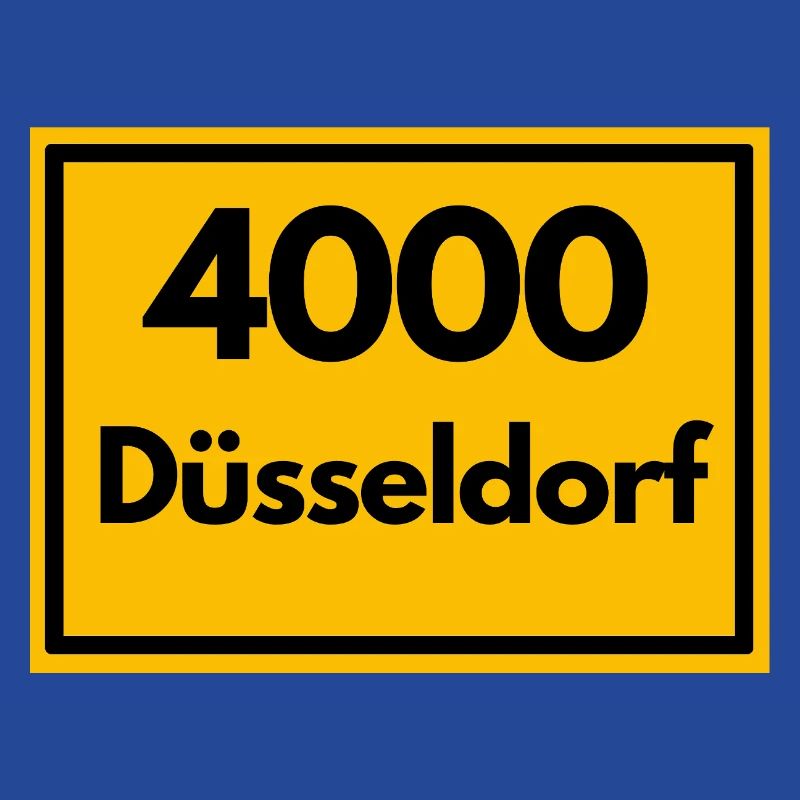 OLD POSTCODE POSTCODE RETRO 4000 DÜSSELDORF - OLD