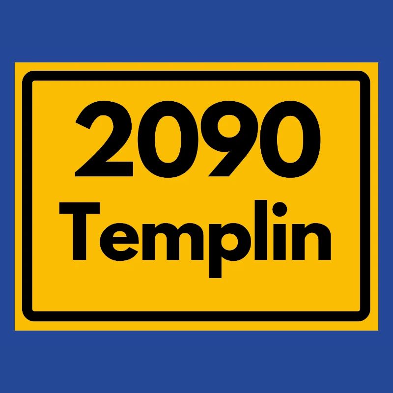 ANCIEN CODE POSTAL RÉTRO 2090 TEMPLIN HEIMAT