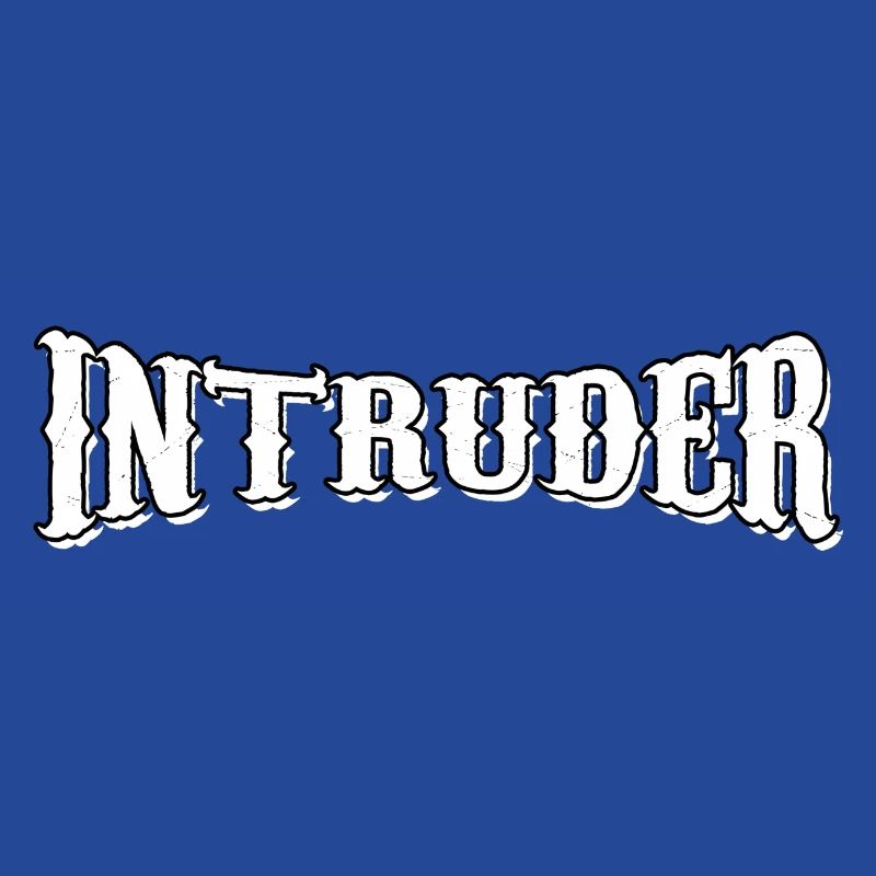 intruder hacker eindringling clan sticker computer
