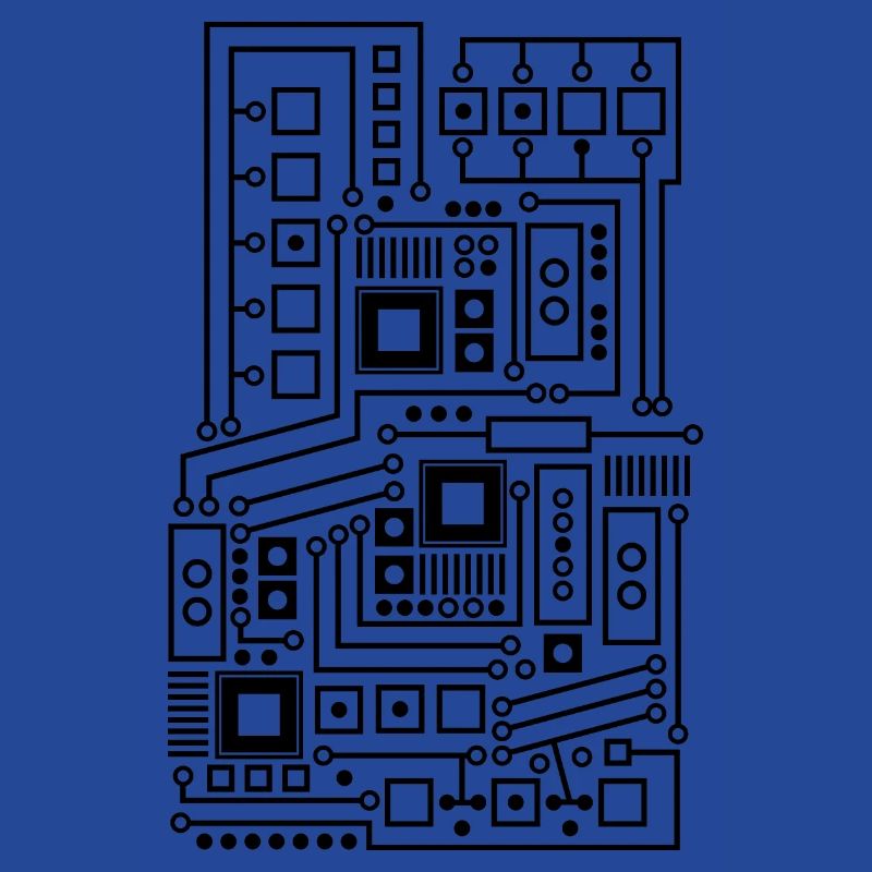 Platine Muster Technik Nerd