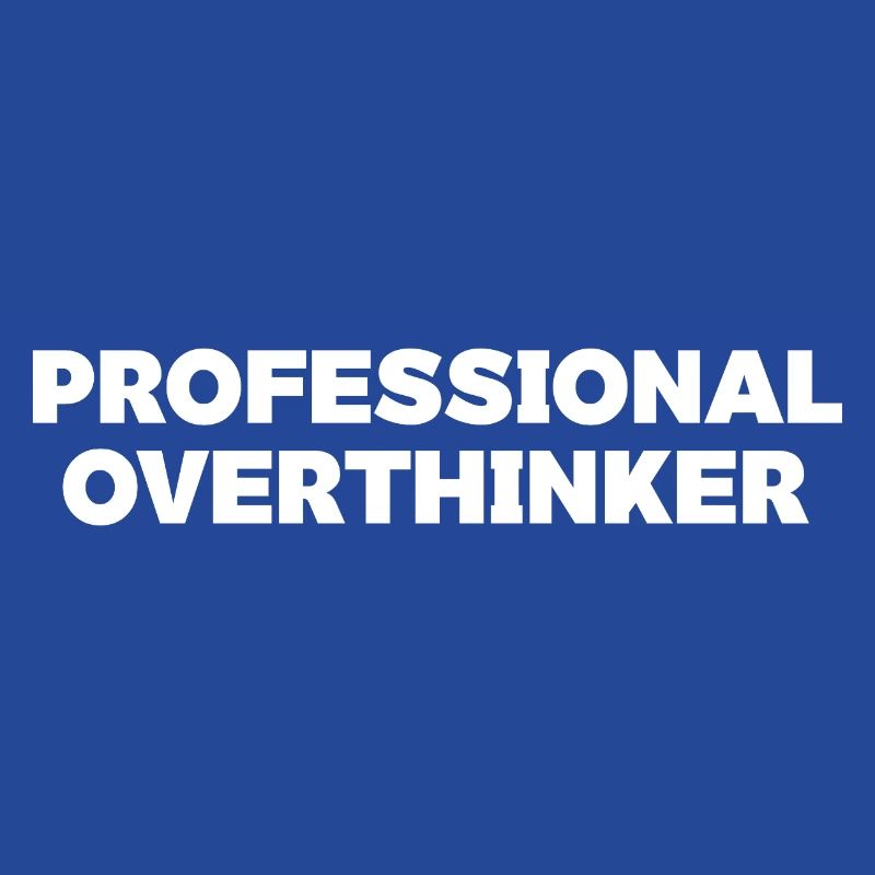 Futuristic Overthinker Typography Design