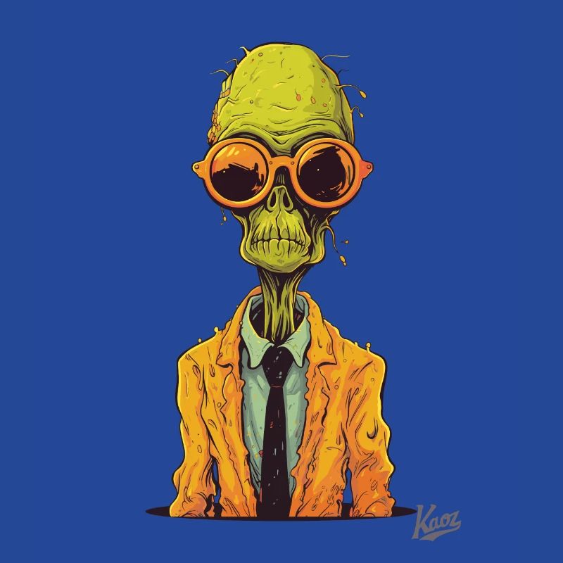 The Alien Zombie Workaholic