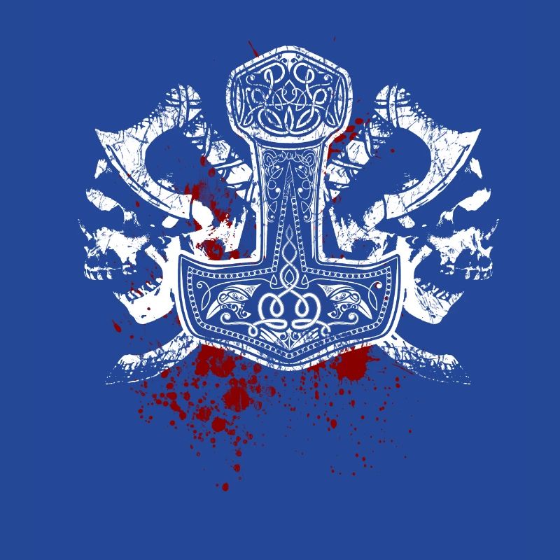 Mjölnir, Marteau de Thor, Crânes, Vikings