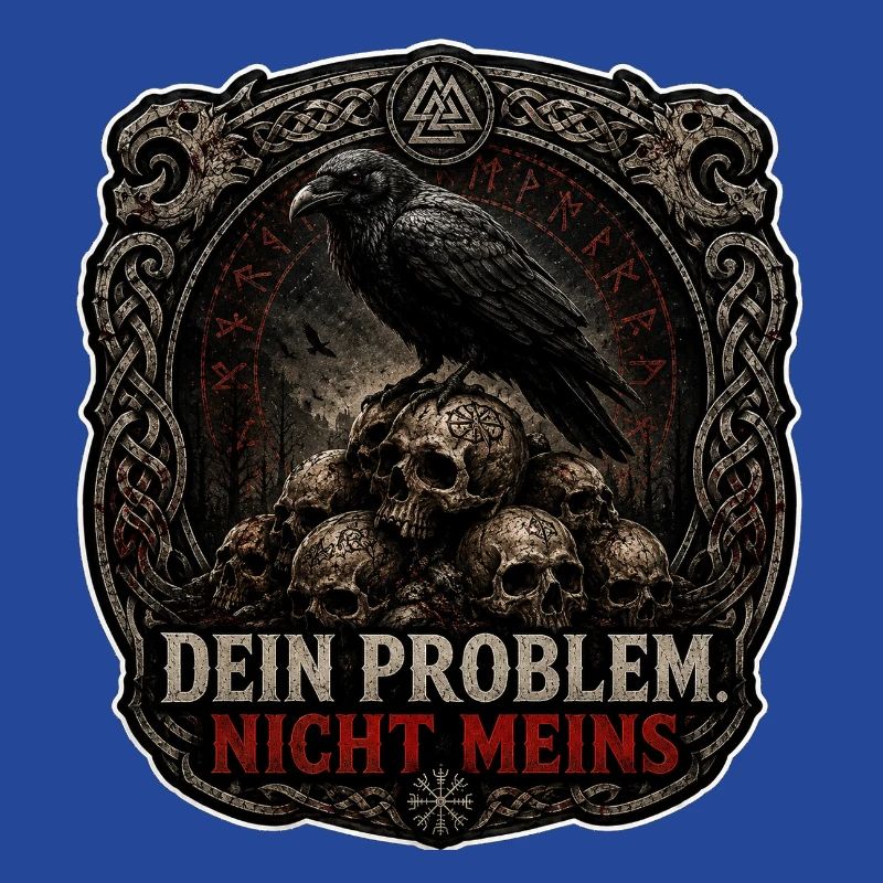 Dein Problem Nicht Meins Gothic Patch