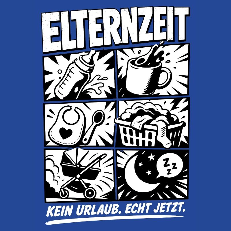 Elternzeit Comic Symbole