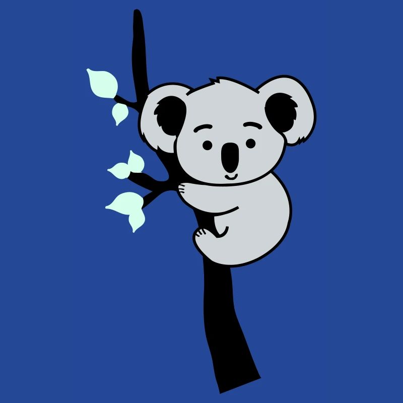 koalabär comic baum
