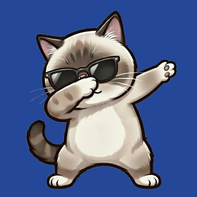 Dabbing Ragdoll Cat