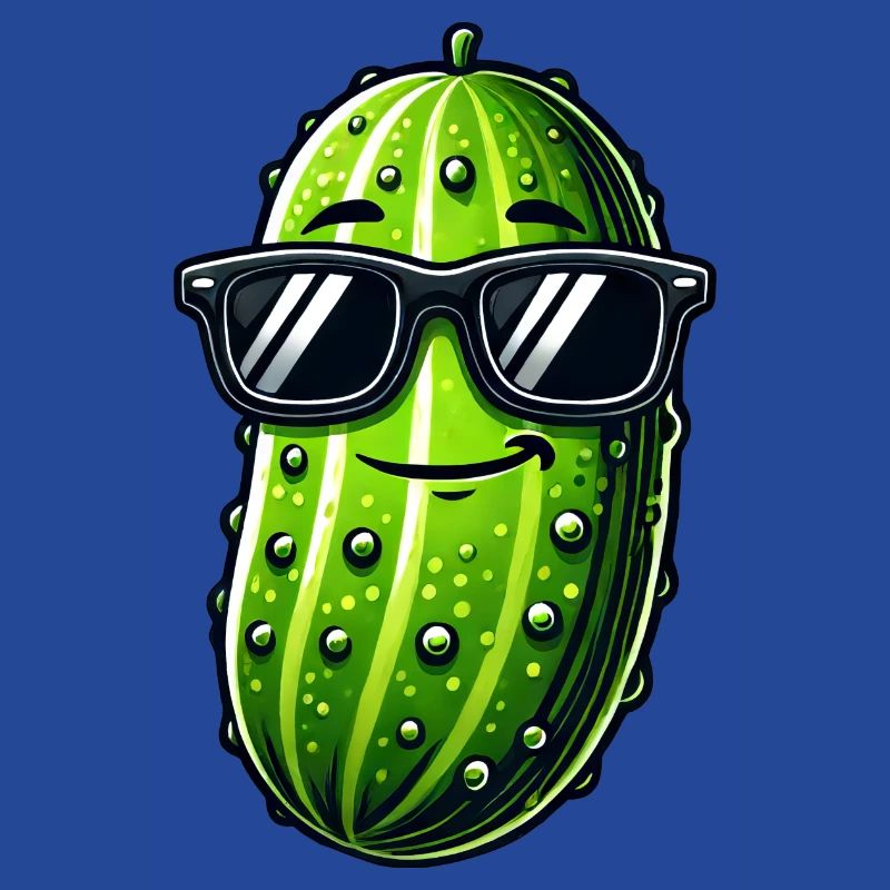 Cool Concombre Lunettes De Soleil Cornichon D’été Fruit