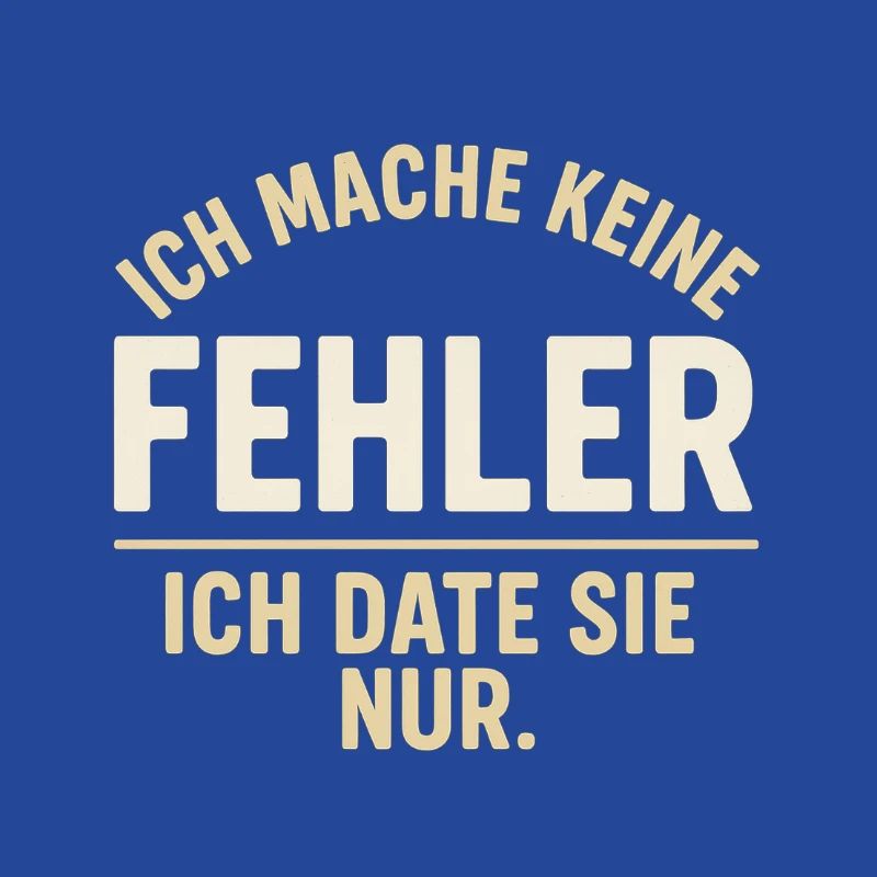 Ich date sie nur – Fehlerthema