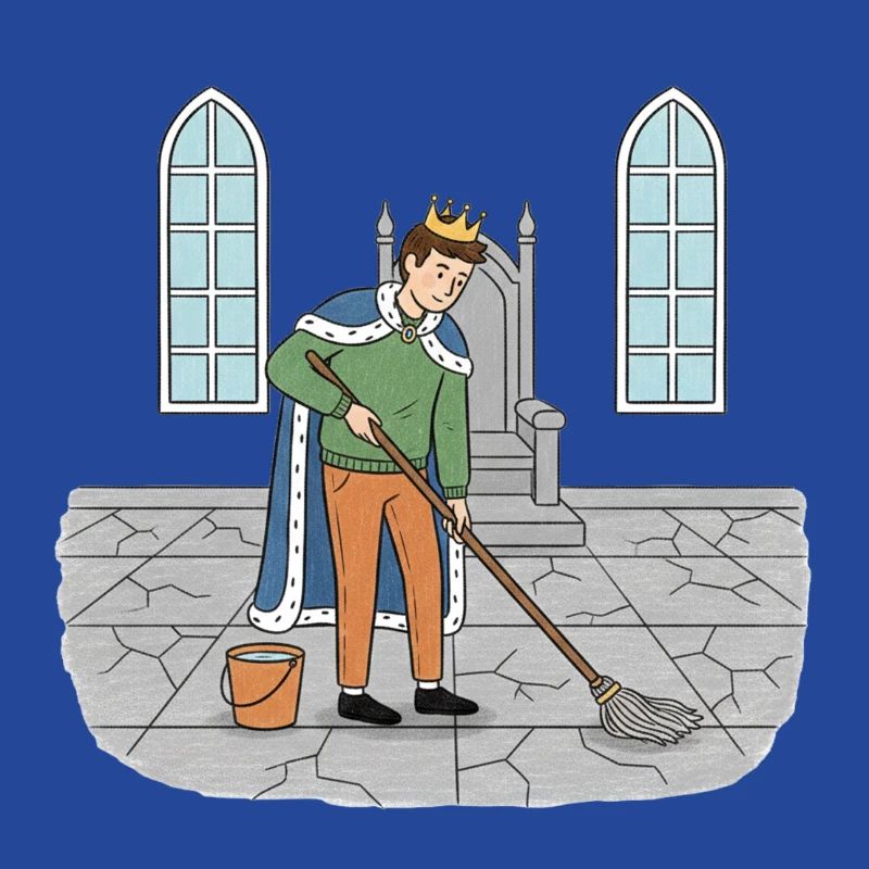 King Cleans the Castle