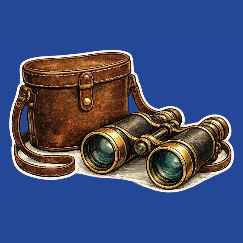Vintage Expedition Binoculars Bag