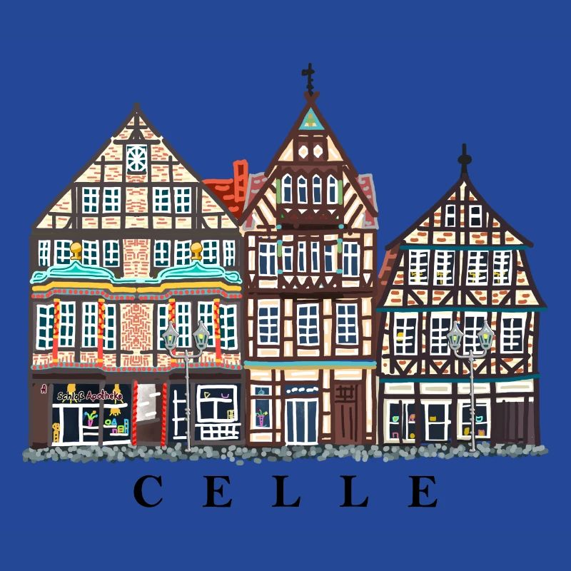 Celle, Lower Saxony, Half-timbered houses, Germany