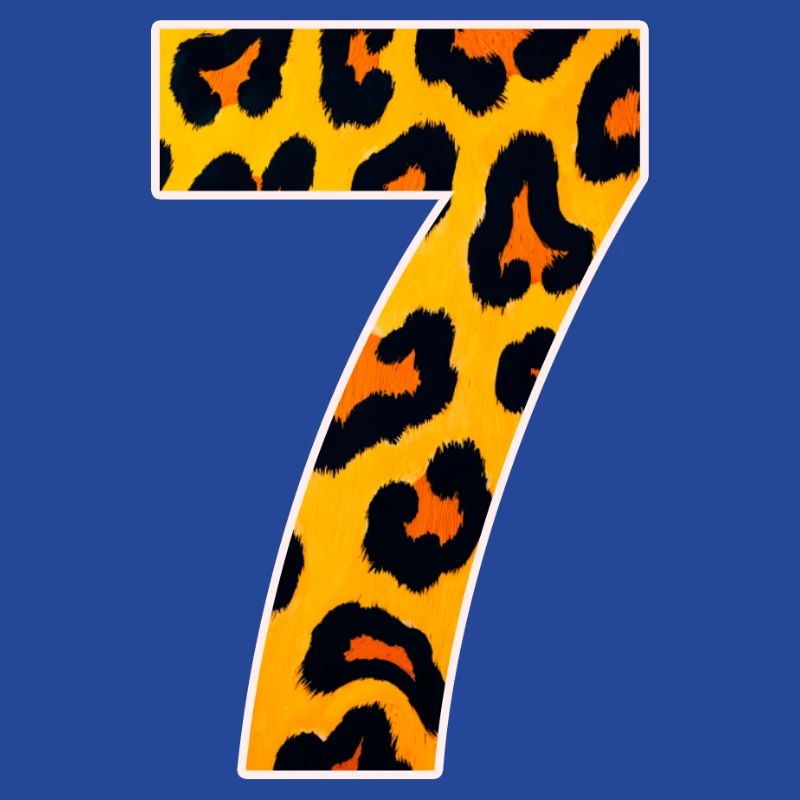 Leopard 7 Neon Muster