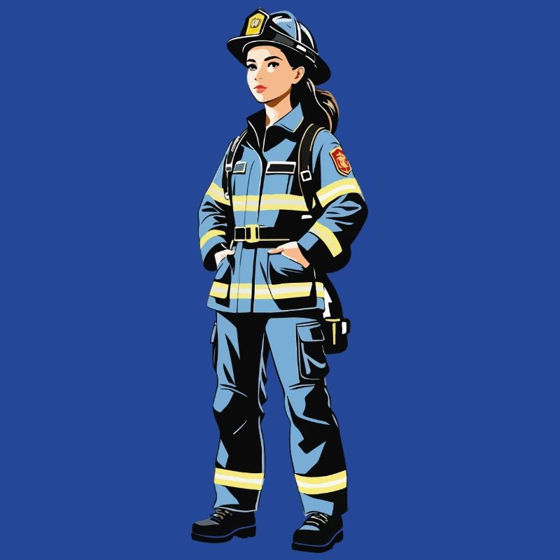 Firefighter - Profession Design Sticker